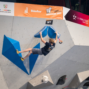 Bouldern während der Finals 2023 Rhein-Ruhr