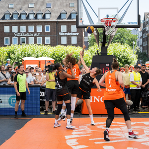 3x3 Basketball während der Finals 2023 Rhein-Ruhr