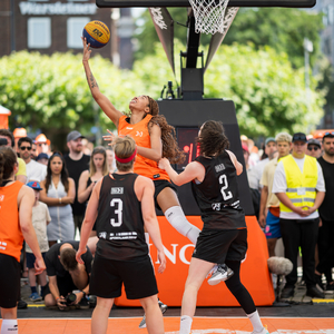 3x3 Basketball während der Finals 2023 Rhein-Ruhr