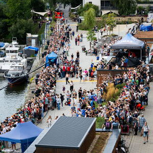 Kanu bei den Finals 2025 Dresden in der Hafencity