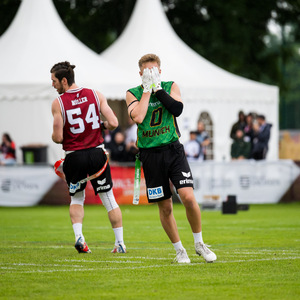 Flag-Football während der Finals 2025 Dresden in der Teamsport Arena
