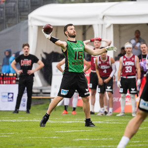 Flag-Football während der Finals 2025 Dresden in der Teamsport Arena