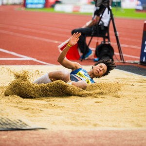 Leichtathletik während der Finals 2025 Dresden im Heinz-Steyer-Stadion