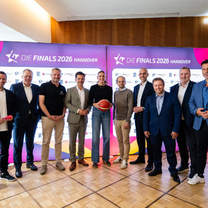 Pressekonferenz zu den Finals 2026 Hannover im Haus der Region am 11. September 2025
