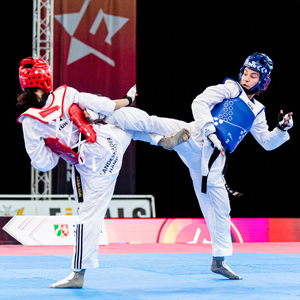 Taekwondo während der Finals 2021 Berlin | Rhein-Ruhr
