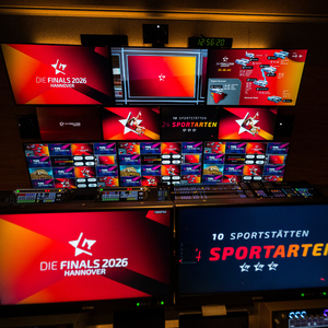 Pressekonferenz „100 Tage vor den Finals 2026 Hannover“ am 14.04.2026 in Hannover, Deutschland.