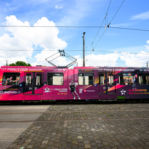 Vorstellung der Stadtbahn für Die Finals 2026 Hannover