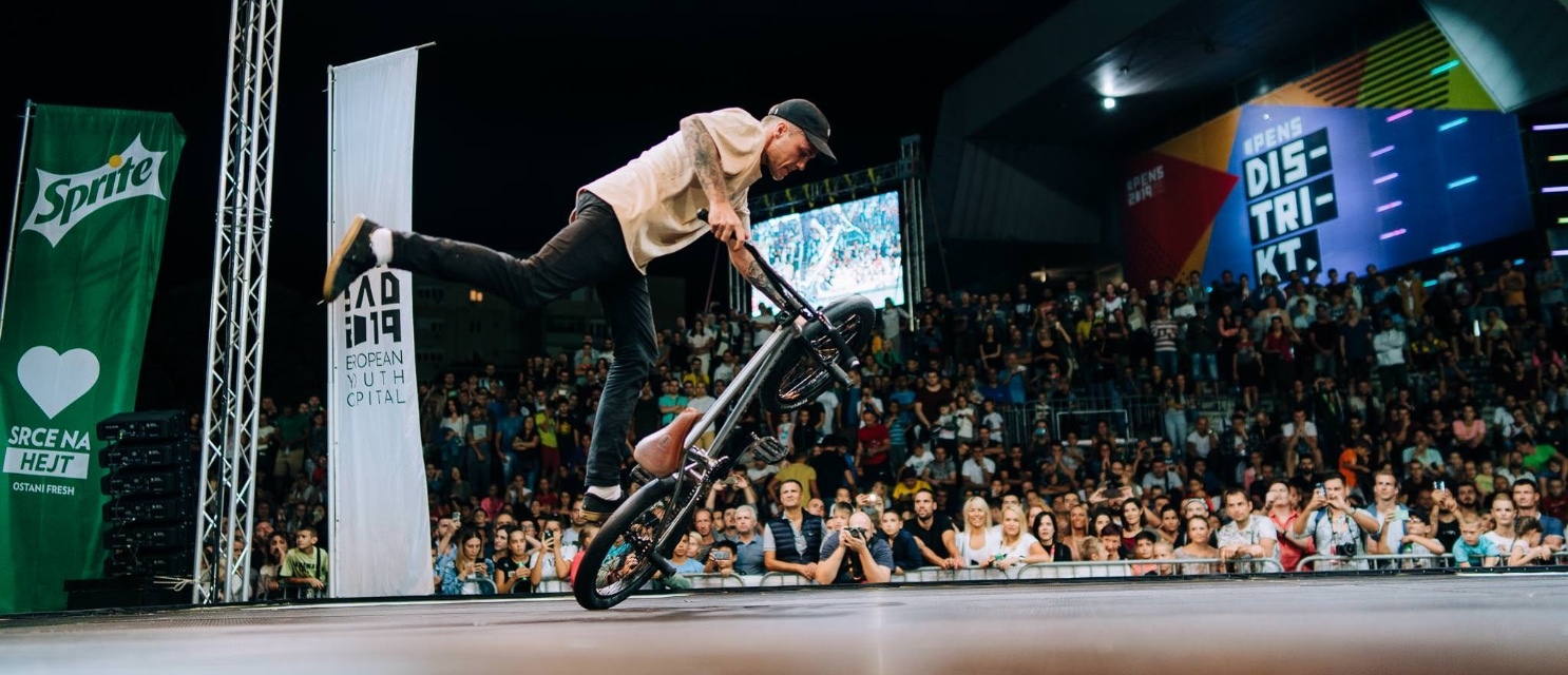 Dustyn Alt auf seinem BMX-Bike