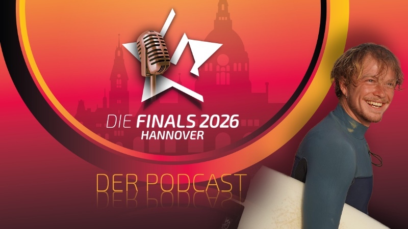 Marius Gerlach mit seinem Board